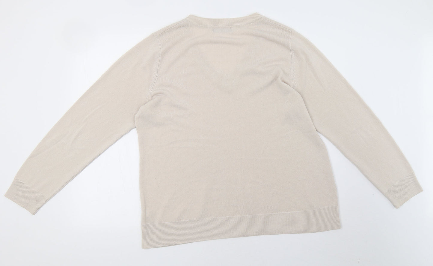 Sainsburys Womens Beige   Pullover Sweatshirt Size 18