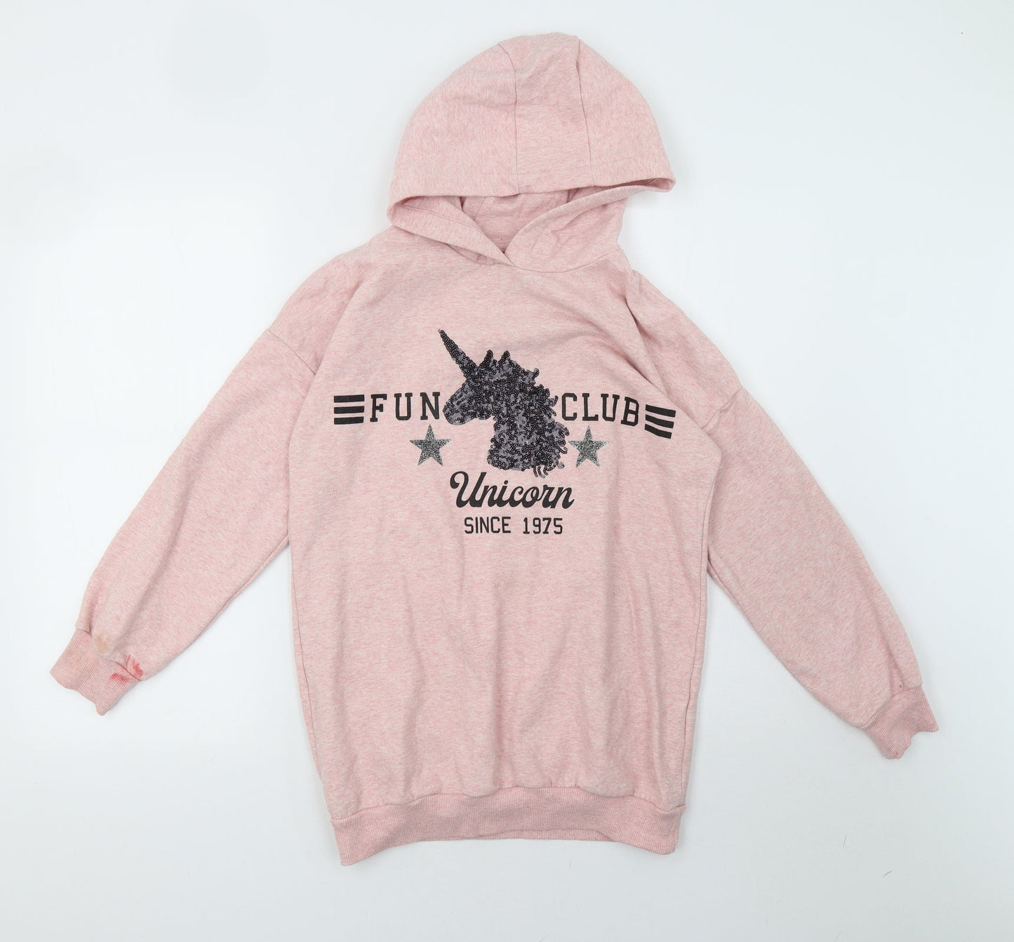 F&F Girls Pink   Pullover Hoodie Size 12 Years
