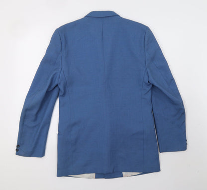 Topman Mens Blue   Jacket Blazer Size L