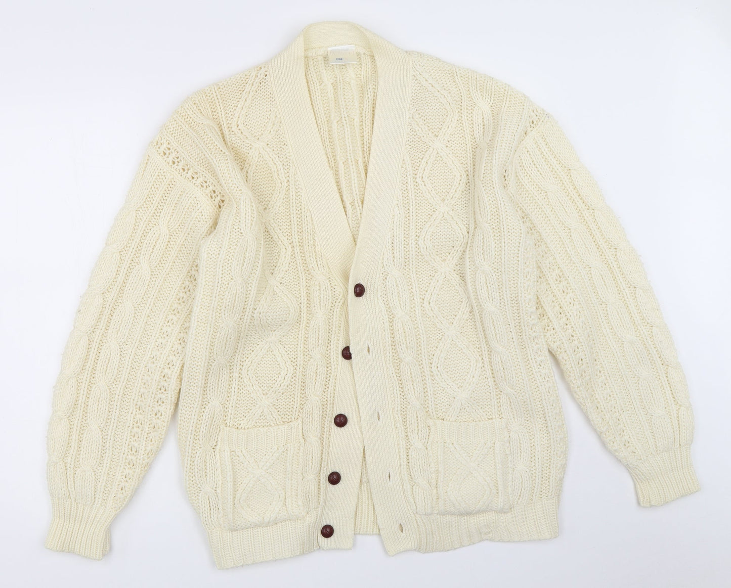 Sanco Womens Ivory   Cardigan Jumper Size L