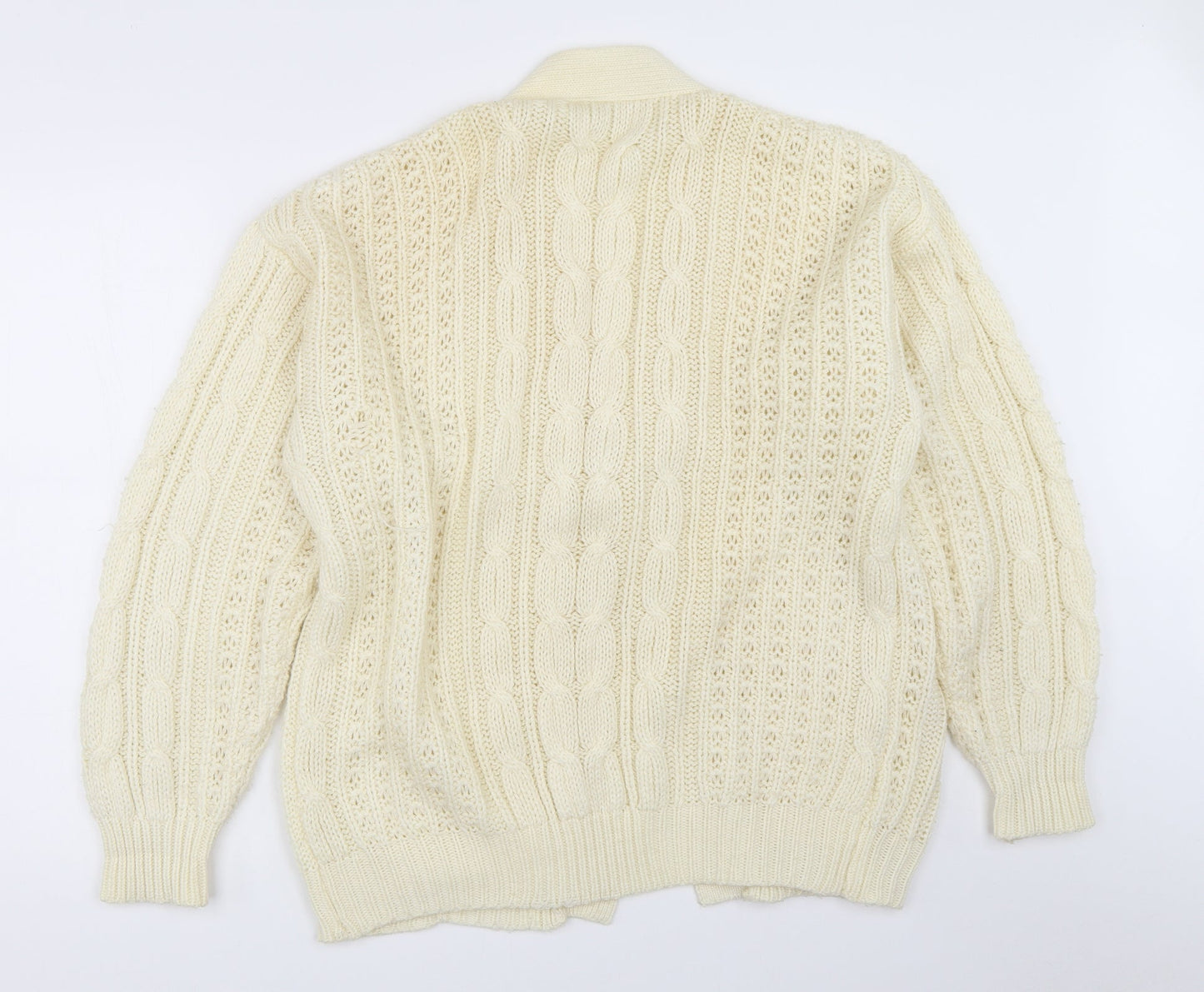 Sanco Womens Ivory   Cardigan Jumper Size L