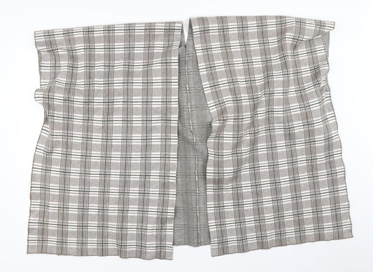 Preworn Womens Beige Check  Cape Jumper One Size
