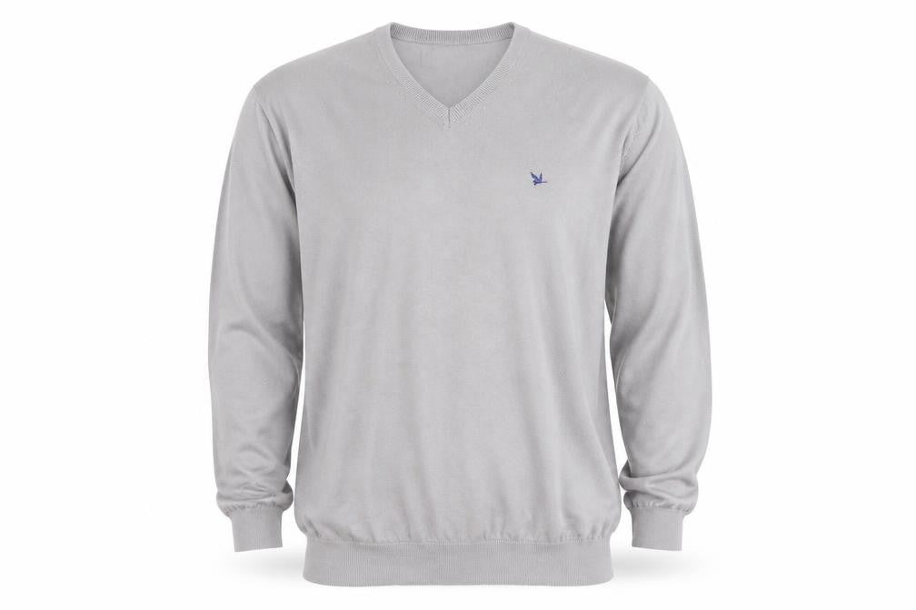 Mirabbo Mens Grey   Pullover Jumper Size XL