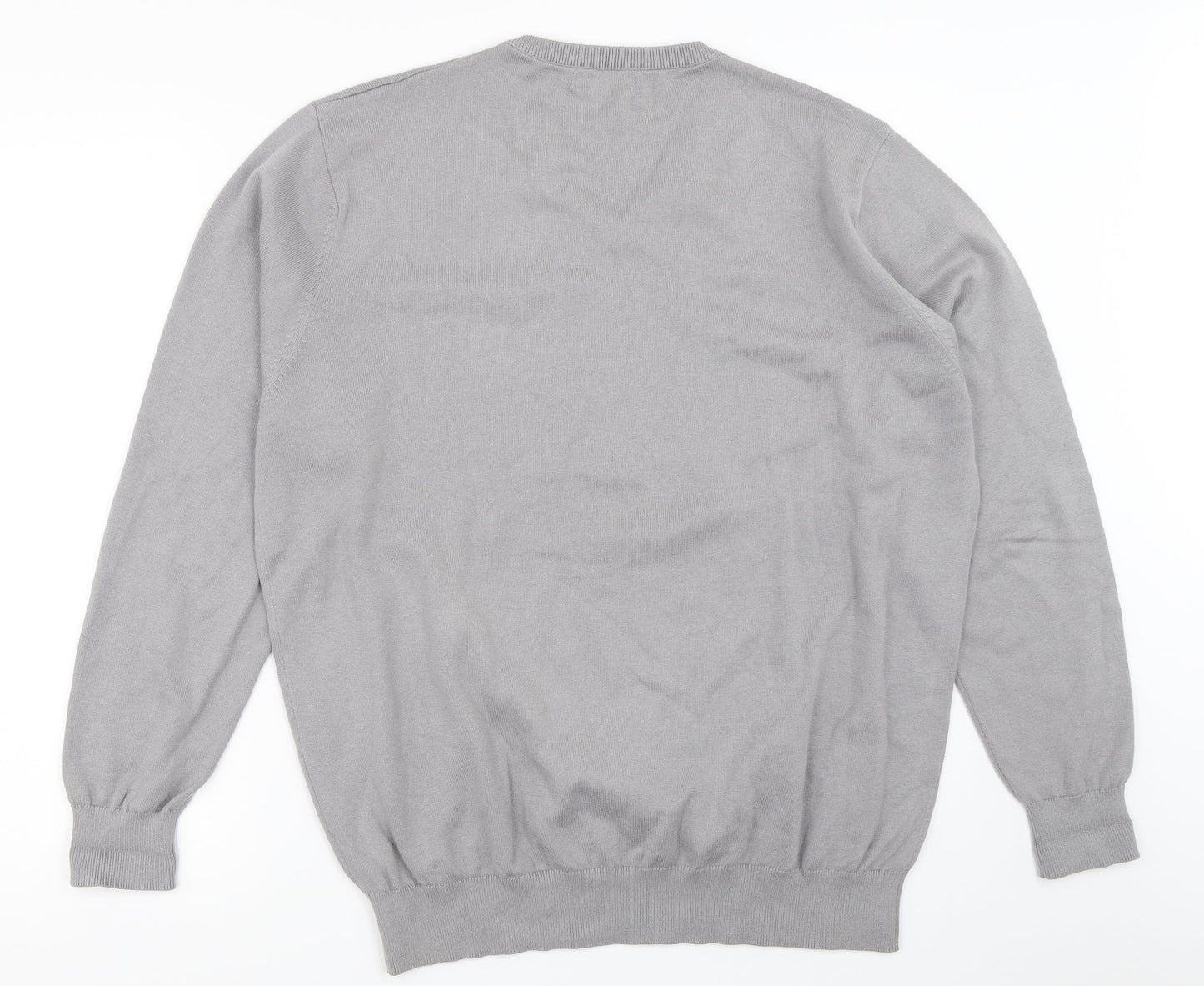 Mirabbo Mens Grey   Pullover Jumper Size XL
