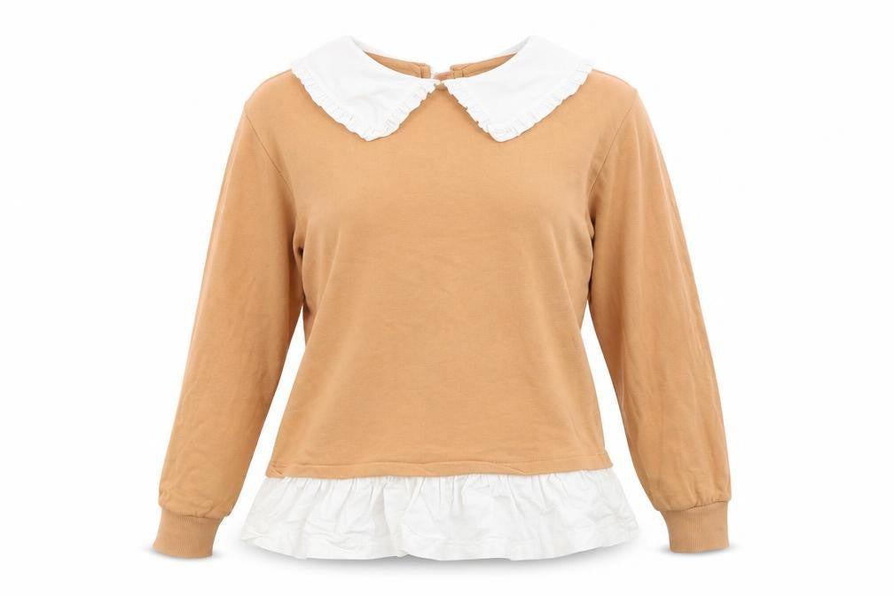George Womens Beige   Pullover Sweatshirt Size M