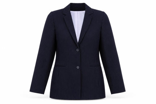 Atmosphere Womens Blue Striped  Jacket Blazer Size 10