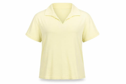 EWM Womens Yellow   Basic T-Shirt Size 14