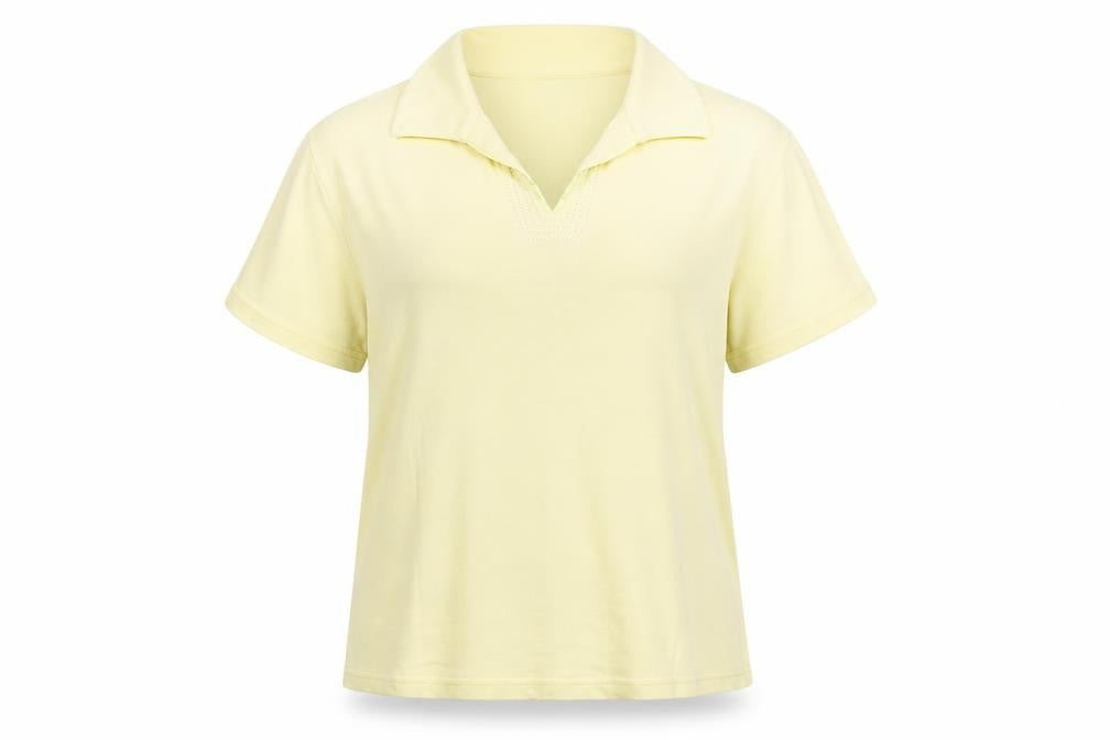 EWM Womens Yellow   Basic T-Shirt Size 14