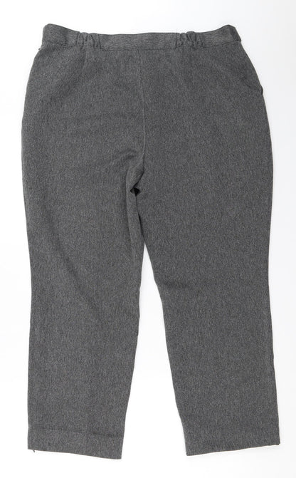 Marks & Spencer Womens Grey   Trousers  Size 16 L25 in