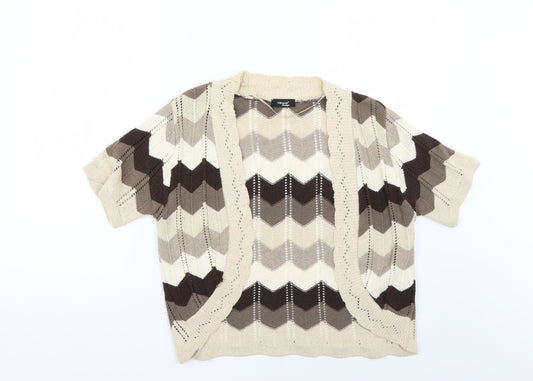 glimpse design Womens Multicoloured Argyle/Diamond  Cardigan Jumper Size XL