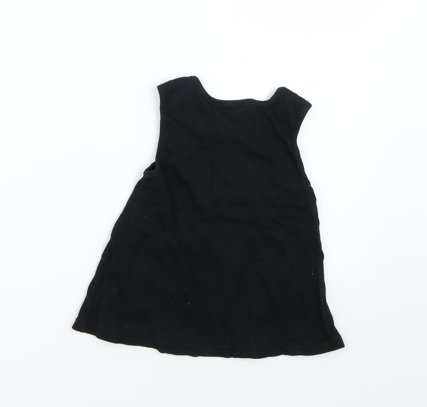 derry county Baby Black   Dungaree One-Piece Size 3-6 Months