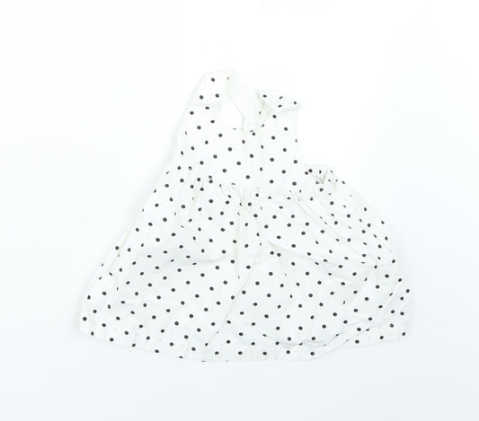 H&M Baby White Polka Dot  Fit & Flare  Size 3-6 Months