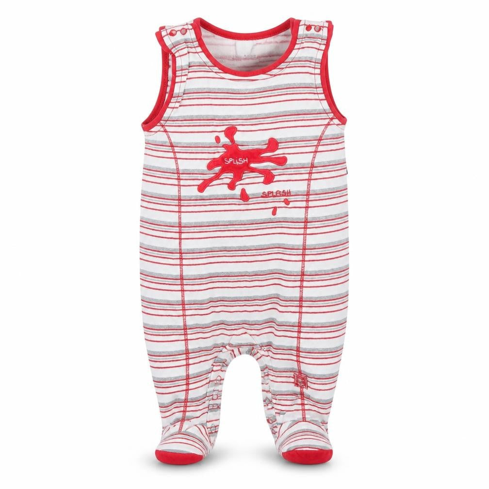 Kanz Baby Multicoloured Striped  Babygrow One-Piece Size 6-9 Months