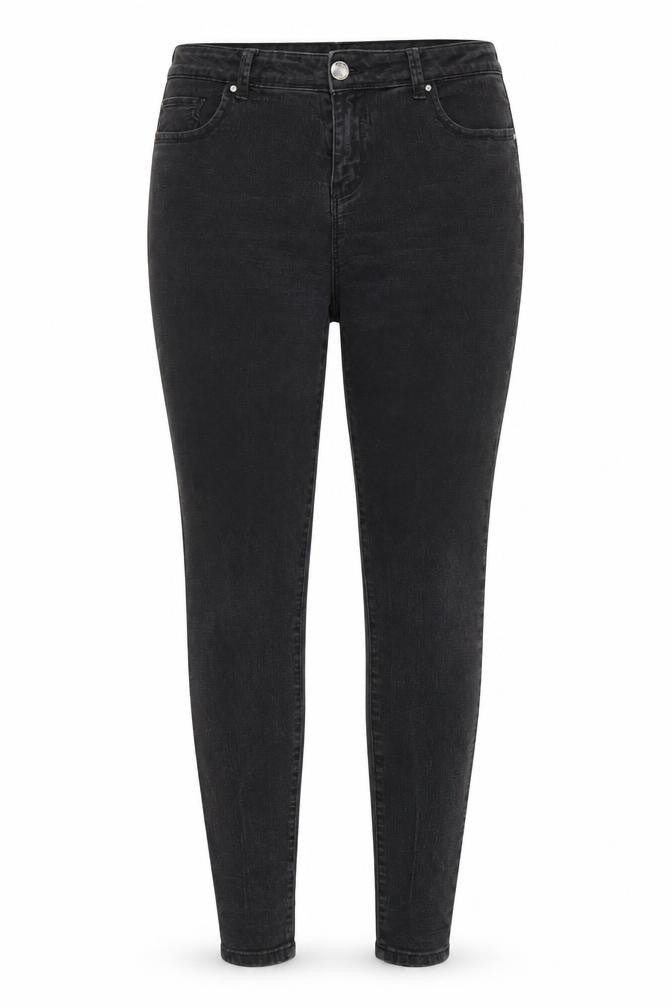 Denim & Co. Womens Black   Skinny Jeans Size 16 L23 in