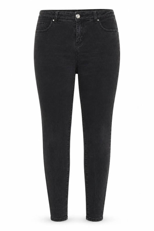 Denim & Co. Womens Black   Skinny Jeans Size 16 L23 in
