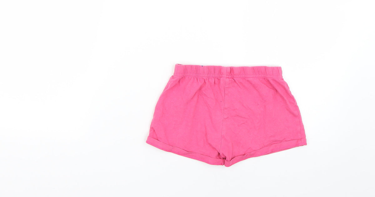 F&F Girls Pink   Cut-Off Shorts Size 6-7 Years
