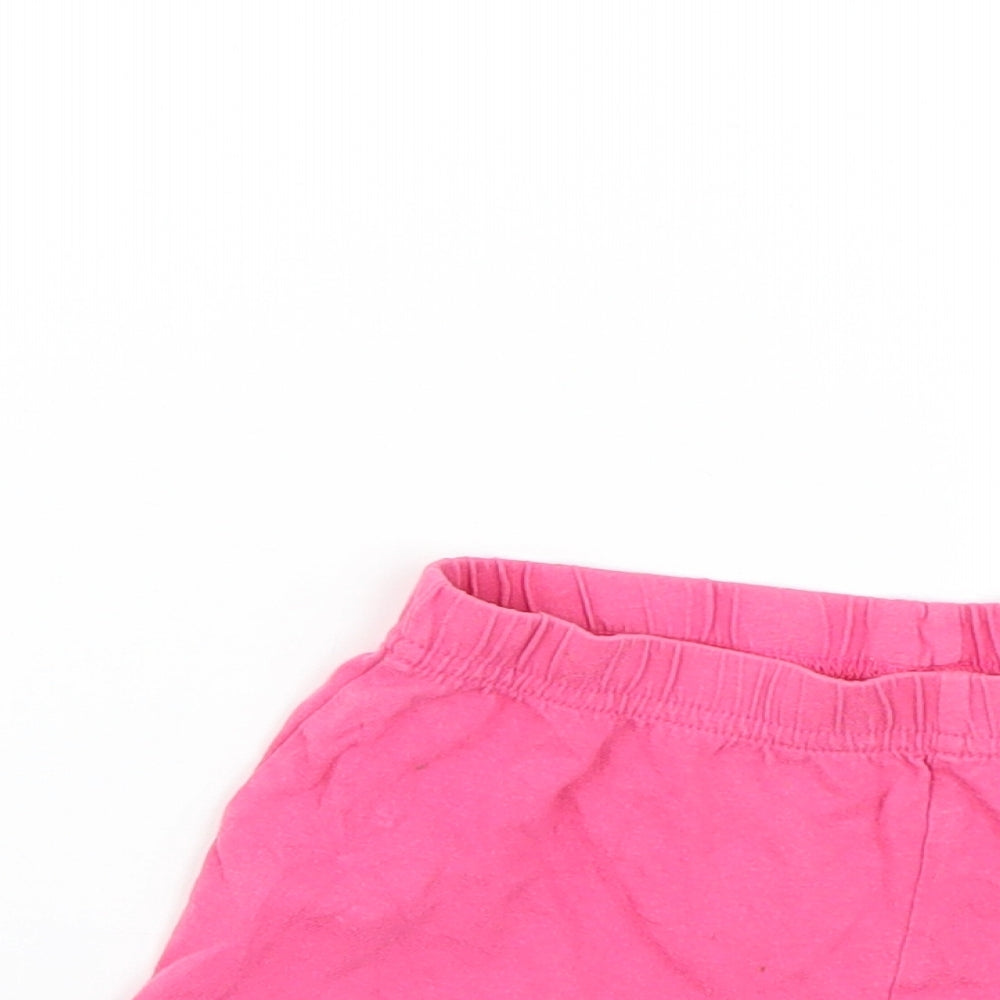 F&F Girls Pink   Cut-Off Shorts Size 6-7 Years