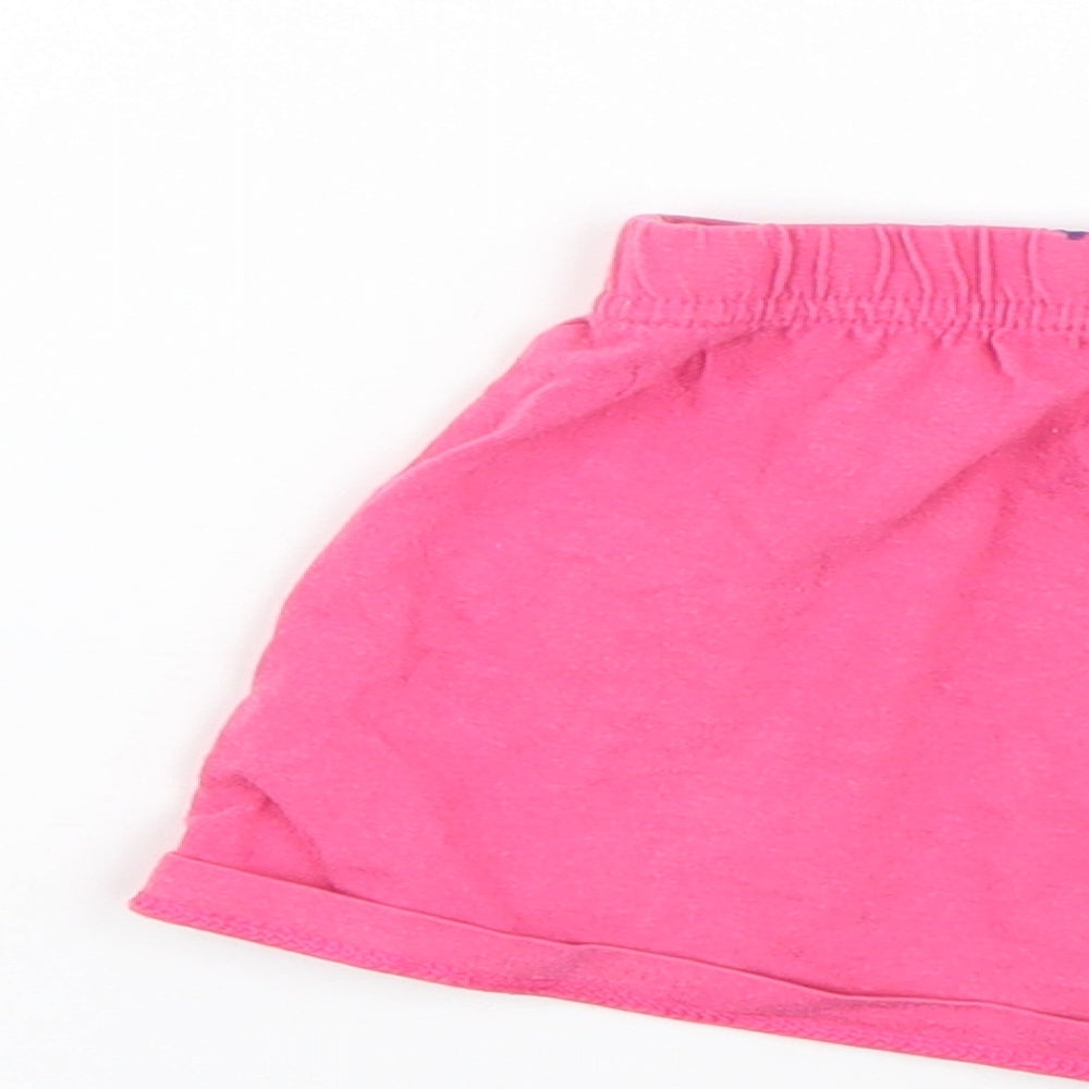 F&F Girls Pink   Cut-Off Shorts Size 6-7 Years