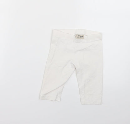Next Girls White   Jegging Trousers Size 4 Years
