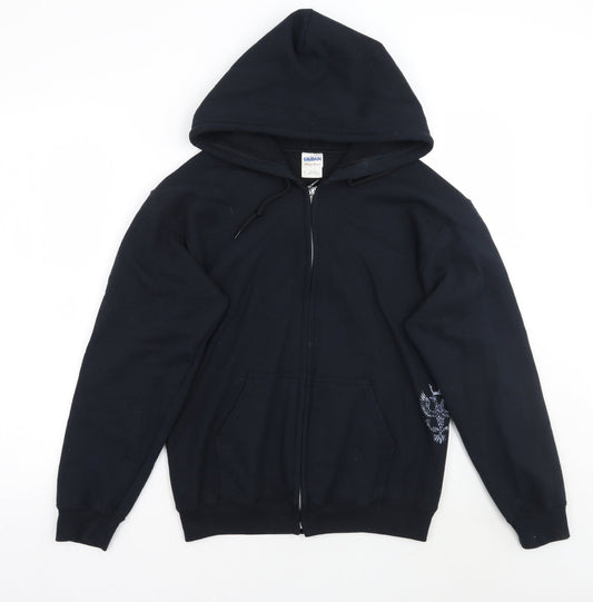 Gildan Mens Black   Jacket  Size S