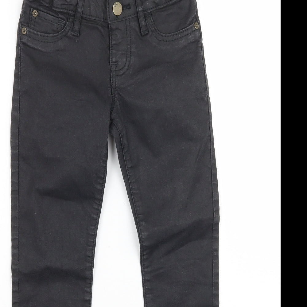 Gap Girls Black   Straight Jeans Size 6 Years