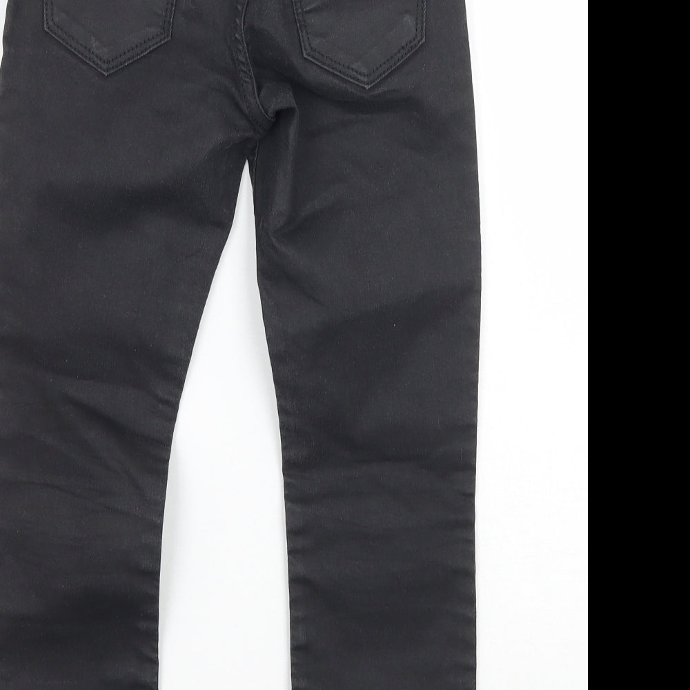 Gap Girls Black   Straight Jeans Size 6 Years