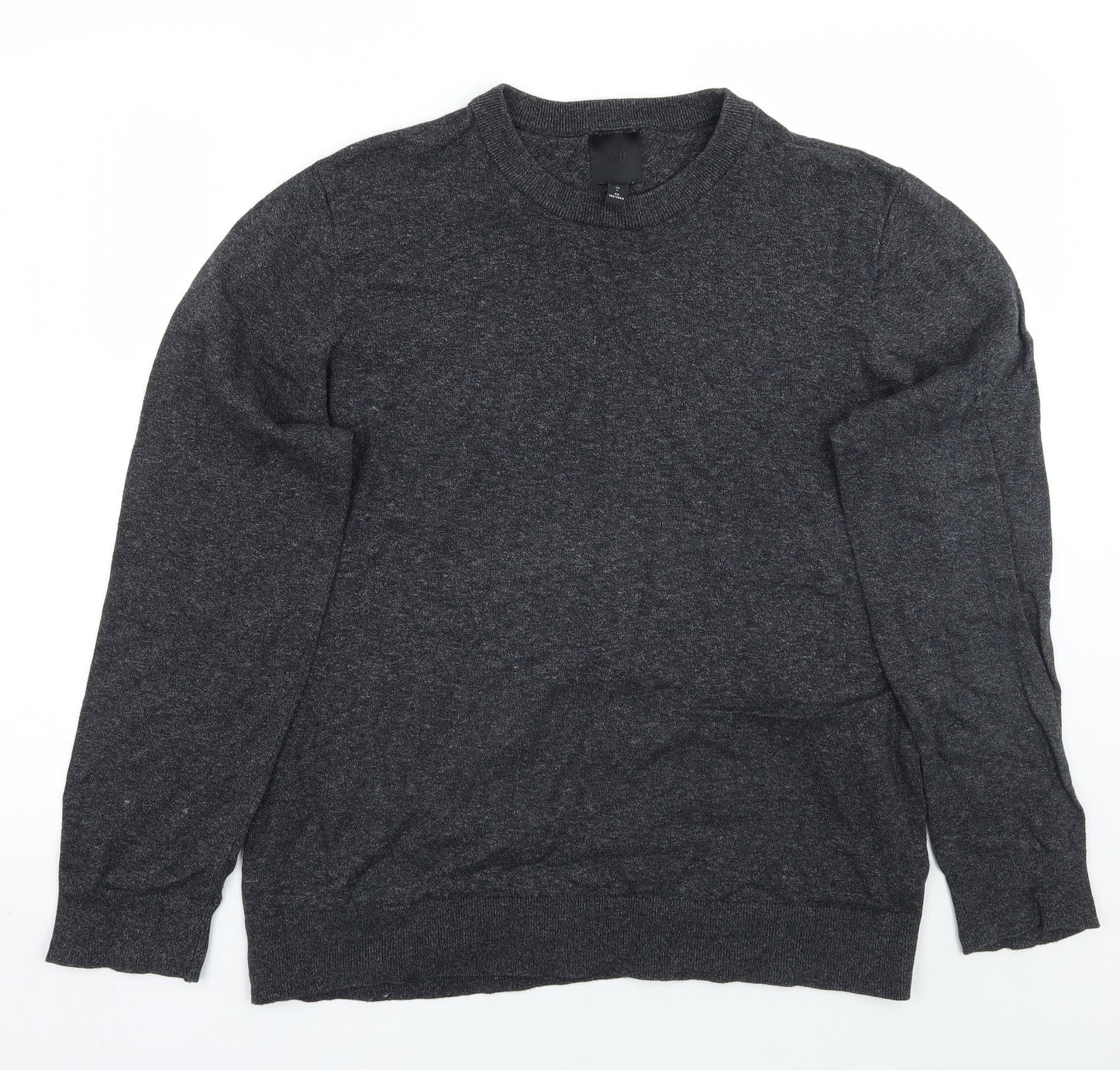 H&M Mens Grey   Pullover Jumper Size L