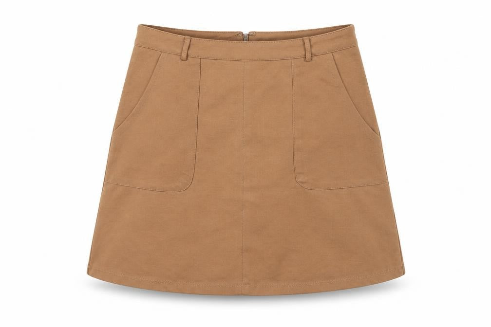 New Look Womens Beige   A-Line Skirt Size 10