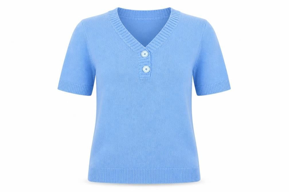 Damart Womens Blue   Basic T-Shirt Size 14