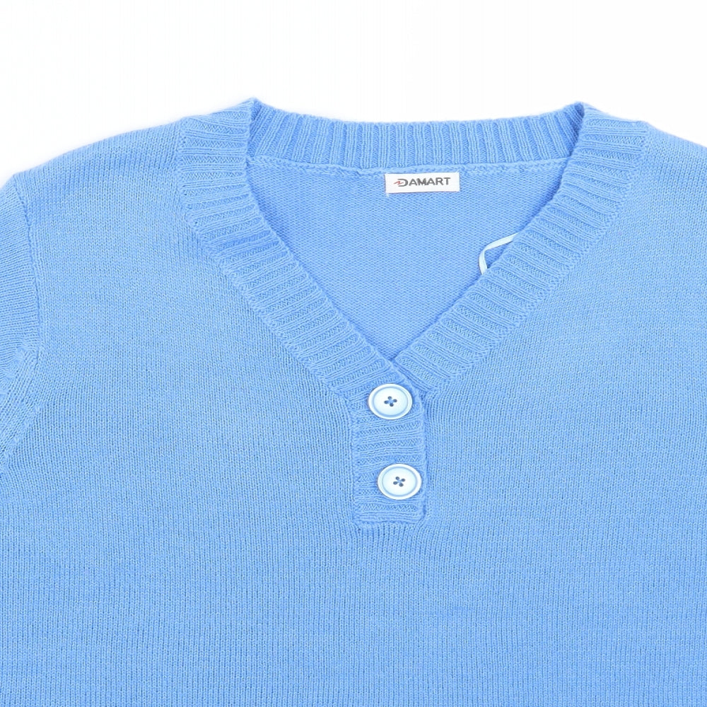Damart Womens Blue   Basic T-Shirt Size 14