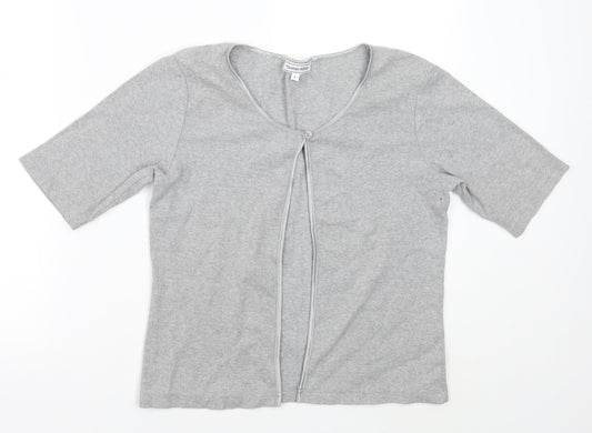 Nouveau Edition Womens Grey   Cardigan Jumper Size L