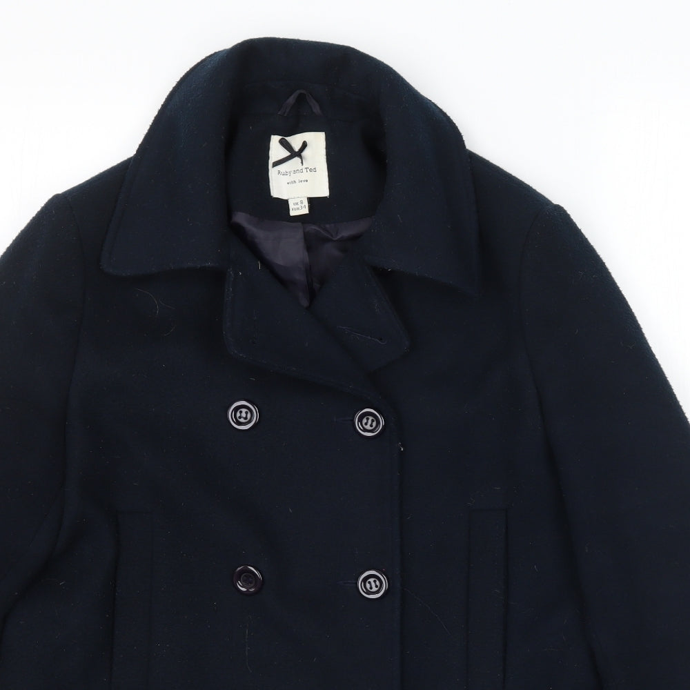 ruby & ted Womens Blue   Jacket Coat Size 8