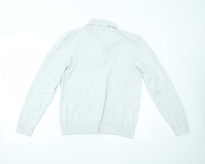 Peacocks Mens Grey   Pullover Jumper Size M