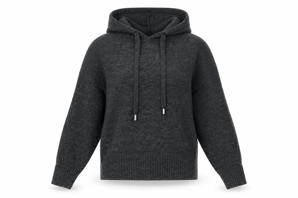 H&M Womens Grey   Pullover Hoodie Size S