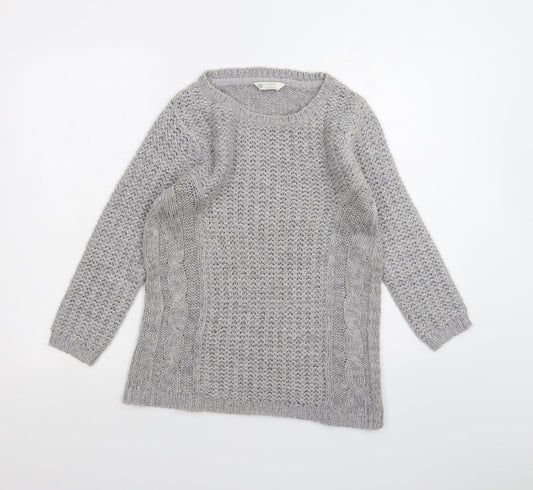 BHS Womens Grey   Pullover Jumper Size 8