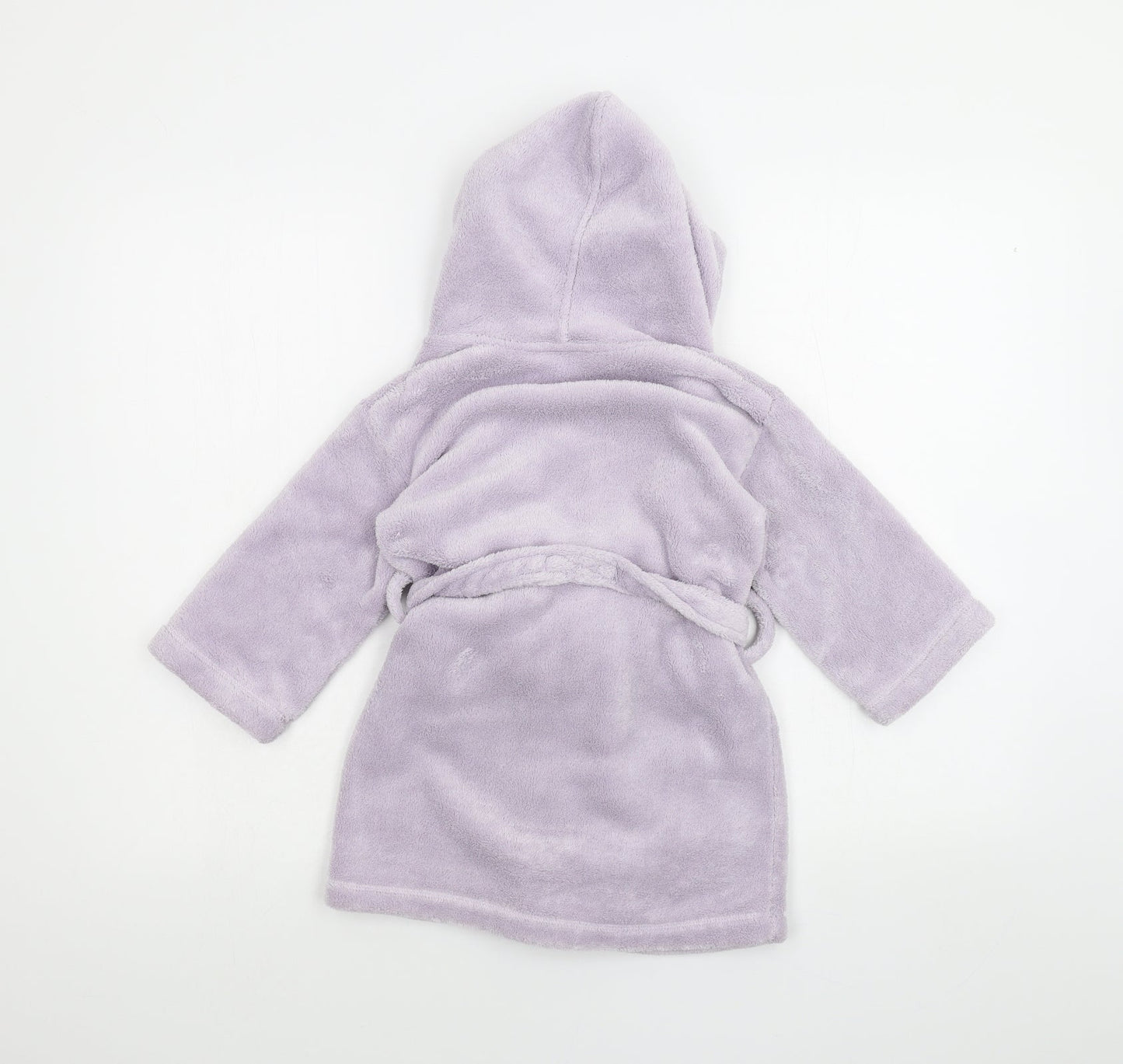 Preworn Boys Purple Solid   Robe Size 2-3 Years