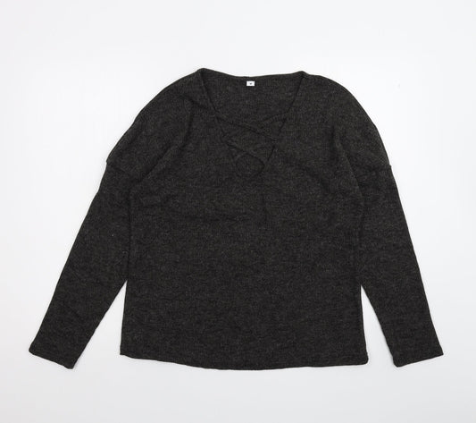 Preworn Womens Black   Pullover Jumper Size M