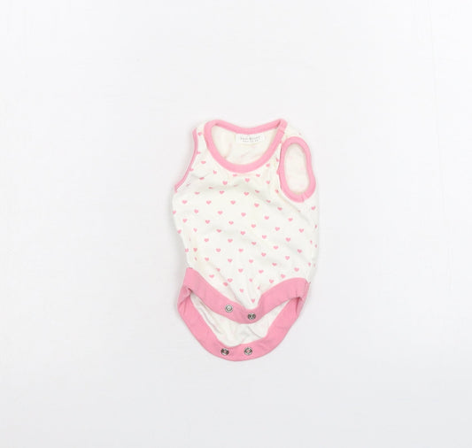 NEXT Baby White Polka Dot  Babygrow One-Piece Size 0-3 Months