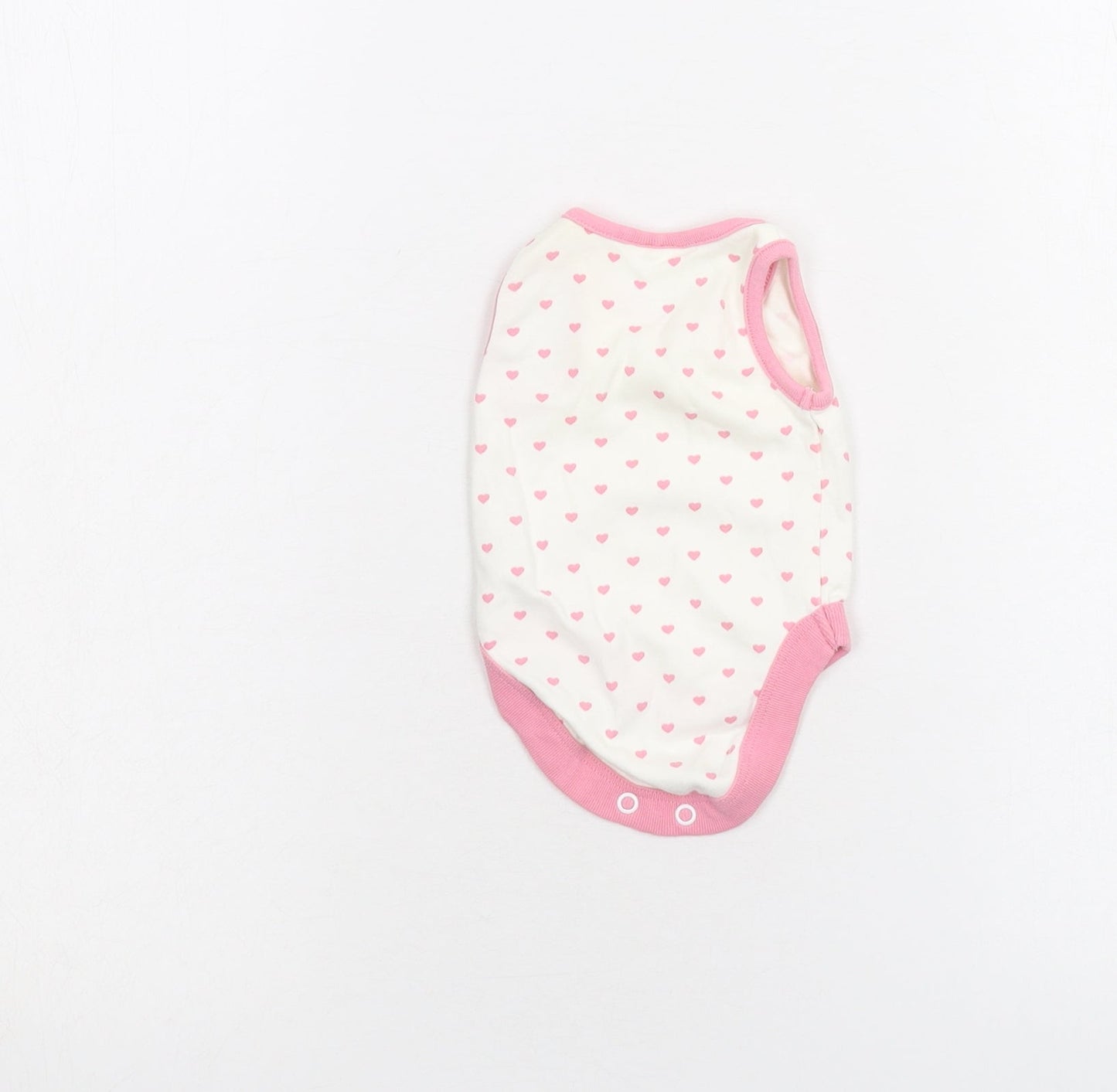 NEXT Baby White Polka Dot  Babygrow One-Piece Size 0-3 Months