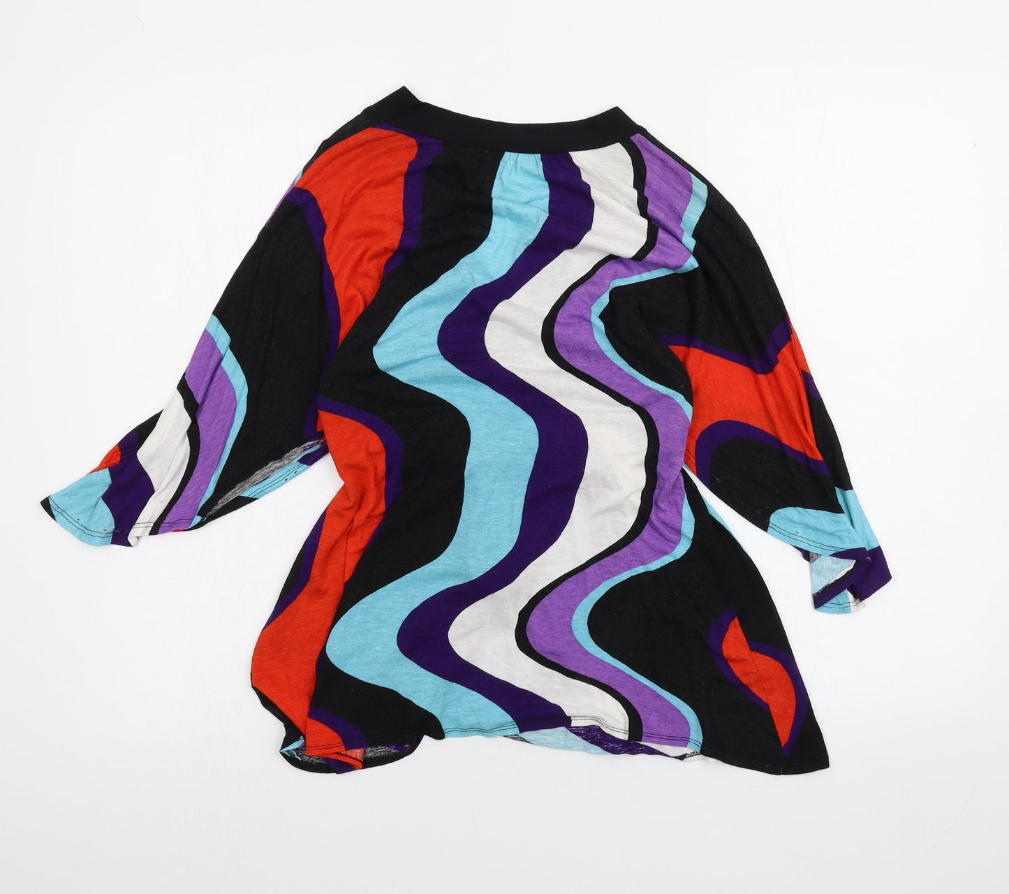 Dorothy Perkins Womens Multicoloured Striped  Basic Blouse Size 12