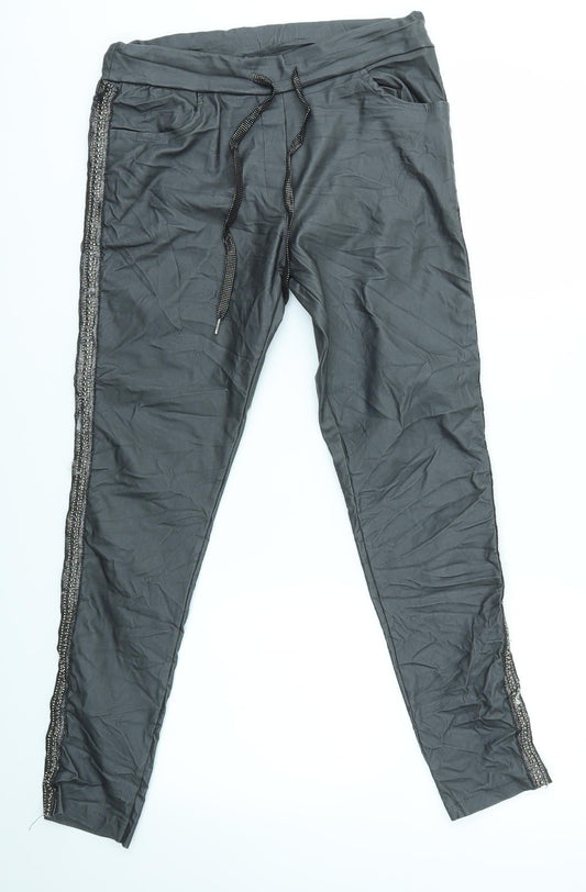 Preworn Womens Grey   Trousers  Size 8 L26 in
