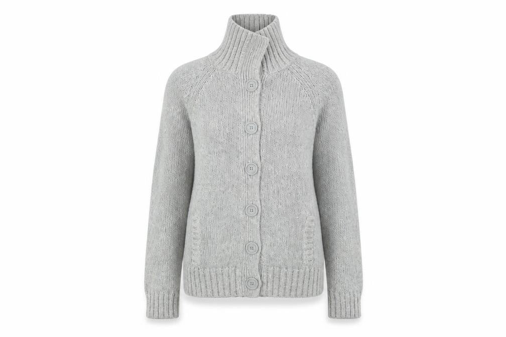 BHS Womens Grey   Cardigan Jumper Size 14