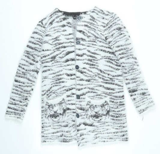 SILVER SWAN Womens Multicoloured   Cardigan Jumper Size XL