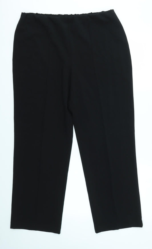 ISLE Womens Black   Dress Pants Trousers Size 16 L26 in