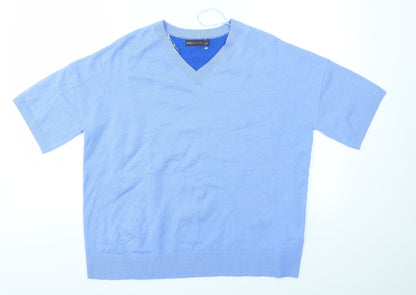 Marks & Spencer Womens Blue   Pullover Jumper Size 14