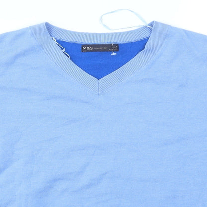 Marks & Spencer Womens Blue   Pullover Jumper Size 14
