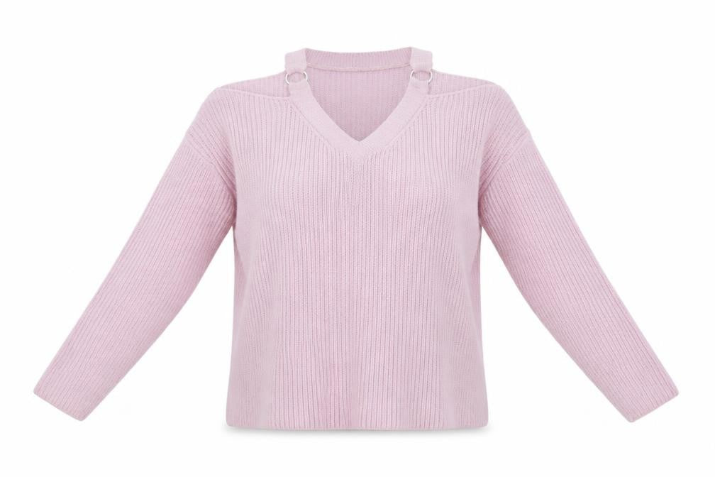 New Look Womens Purple   Pullover Jumper Size S
