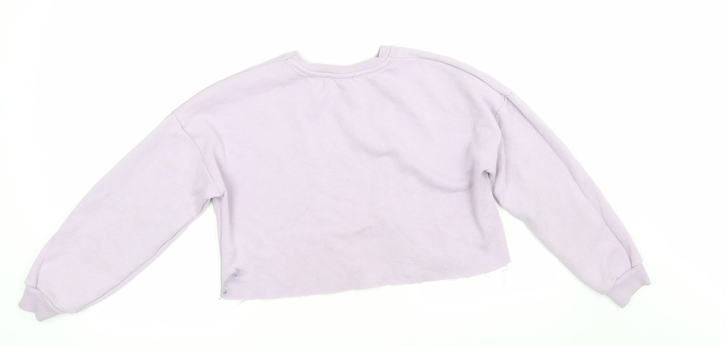 New Look Girls Purple   Pullover Sweatshirt Size 12 Years  - Bronx