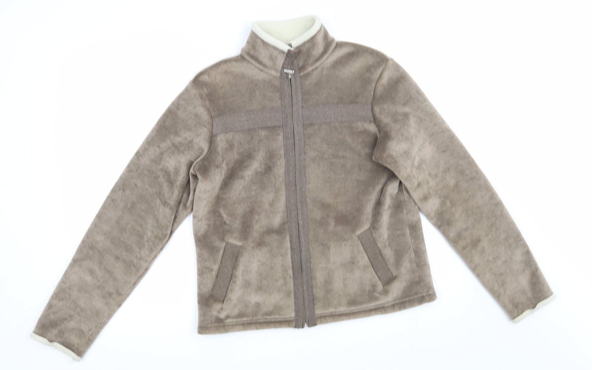 NEXT Womens Brown   Jacket Coatigan Size 14