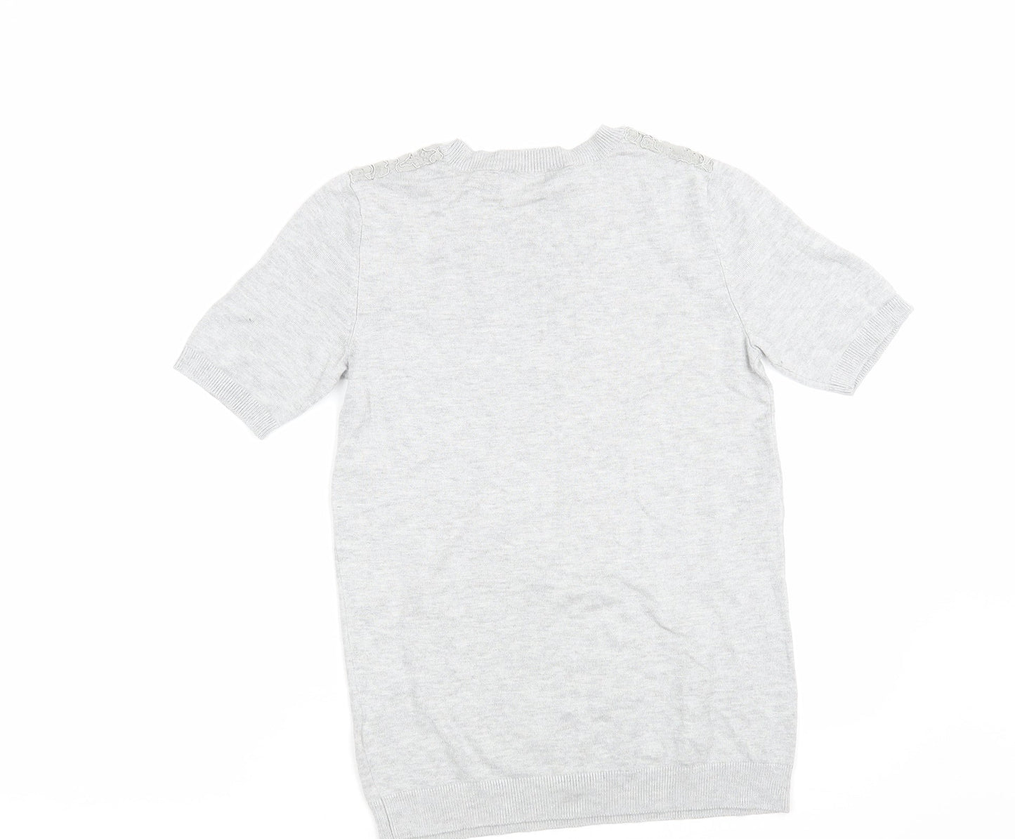 Dorothy Perkins Womens Grey   Basic T-Shirt Size 6
